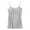Grey, variant on WTXUE Womens Summer Tops, Womens Cotton Camisole Adjustable Camisole with Frame Scoop Neck Sleeveless Sleeveless Built-in Bra Leisure Camisole, Purple