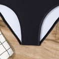 thumbnail image 4 of ATOGUTA Kid Girls Swimsuit Spaghetti Strap Cute Bikini High Waisted Bathing Suit Swimwear Size 6-15, Black, 4 of 6
