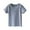Blue, variant on Kids Four Seasons Tops Toddler Girls Boys Cotton Solid Color Short Sleeve T Shirt Knitted Round Neck Top for 1 to 7 Years Summer Base Clothes