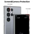 thumbnail image 4 of Funda de silicona transparente de cristal para Samsung Galaxy S23 Ultra S22 S21 FE Ultra Plus, funda trasera ultrafina suave, fundas Capa, 4 of 5