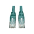 thumbnail image 1 of Eaton Tripp Lite Series Cat6 Gigabit Snagless Molded (UTP) Ethernet Cable (RJ45 M/M), PoE, Green, 3 ft. (0.91 m) - Patch cable - RJ-45 (M) to RJ-45 (M) - 3 ft - UTP - CAT 6 - molded, snagless, stranded - green, 1 of 2