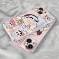 thumbnail image 4 of Funda de teléfono Kawaii Crayon Shin-Chan para iPhone 15/14/13/12 Pro Max, funda protectora de teléfono de Anime de dibujos animados, accesorios de carcasa dura, regalo, 4 of 4