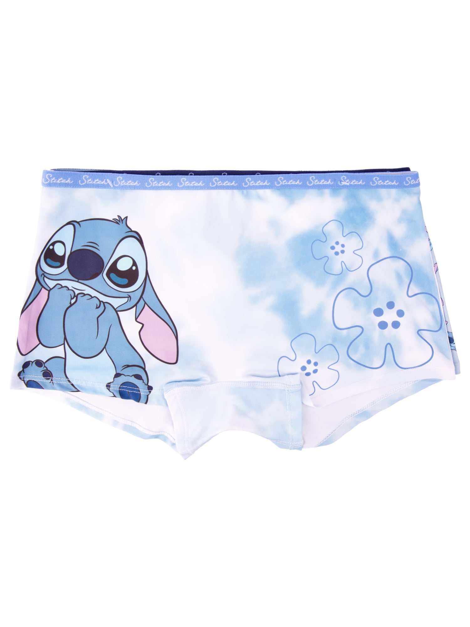 Disney's Stitch Woman's and Juniors Boyshort Underwear, 2-Pack, Size S-XL