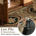 thumbnail image 3 of Mitzzllc Vintage Washable Hallway Runner Rug, Black and Beige, 2FT*10FT, Non-Slip Backing, 3 of 9