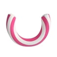 thumbnail image 2 of U-Shaped Striped Inflatable Float, Swimming Water Lounge Floating Raft Pink, 2 of 3
