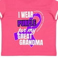 thumbnail image 4 of Inktastic I Wear Purple For My Great Grandma Pancreatic Cancer Awareness Boys or Girls Toddler T-Shirt, 4 of 5