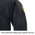 thumbnail image 4 of Black Stallion Welding Jacket 9Oz Black Fr Cotton 5X, 4 of 4