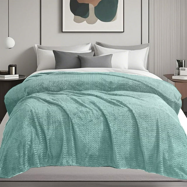 Manta polar multifuncional | Manta de microfibra supersuave y ligera | Manta cálida y acogedora para la oficina, la siesta, la cama y el sofá | Resistente al encogimiento y a la decoloración | Para