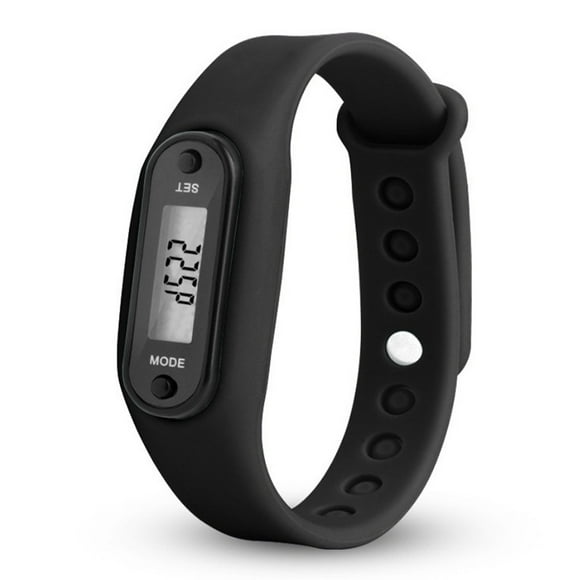 Sport Smart Wristwatch Bracelet Display Fitness Step Tracker Pedometer Sport Activity Tracker Step Counter Bracelet Band, 1PC-BLACK