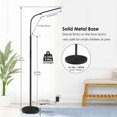 thumbnail image 2 of Star LED Floor Lamp, Bright Floor Lamps for Living Room with 1H Timer, Stepless Adjustable 3000K-6000K Colors & Brightness Standing Lamp with Remote & Touch Control 15W Reading Floor Lamps, 2 of 7