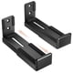 thumbnail image 1 of Soporte de pared para barra de sonido PUTORSEN Universal Dual de 33 libras, negro, 1 of 9