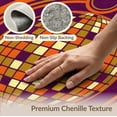 thumbnail image 6 of ODIKA 8'x10' Washable Area Rug Non-Shedding, Easy Care, Personalized Music Record Graphic Retro Cassette Movie Theater for King Size Bedroom Under Bed, Master Suite, 6 of 7