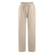 thumbnail image 4 of Pantalones anchos con cordón ajustable para mujer, mezcla de lino, cintura elástica, informal/trabajo/playa, para todas las estaciones, 4 of 5