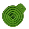 thumbnail image 2 of Matsuzay Embudo de silicona plegable, compacto y que ahorra espacio, resistente a las manchas y alto verde Type3 NO3, 2 of 6