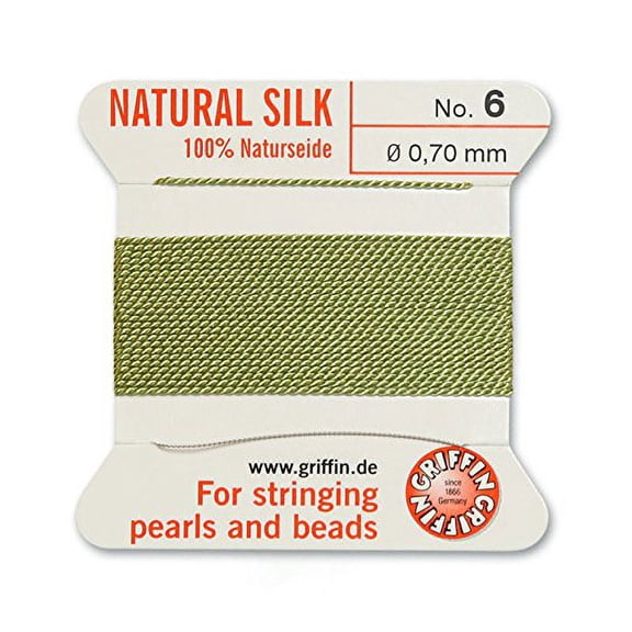 #6 Jade Griffin Silk Bead Cord (2 Meters)