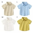 thumbnail image 4 of URMAGIC Toddler and Little Boys' Short-Sleeve Pocket Henley Tee Shirt 2-7 Years, 4 of 4