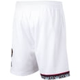 thumbnail image 3 of Men's Mitchell & Ness White Vancouver Grizzlies Hardwood Classics 1998/99 Swingman Shorts, 3 of 3