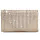 thumbnail image 1 of Bolso de noche de satén esmerilado Dasein Clutch Purse para mujer, 1 of 6