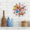 thumbnail image 3 of SKYSONIC Fox Wall Clock 10 Inch Silent Non Ticking Round Clock Oil Painting Clock Easy to Read Clock for Living Room Bedroom Bathroom Home Decor, 3 of 7