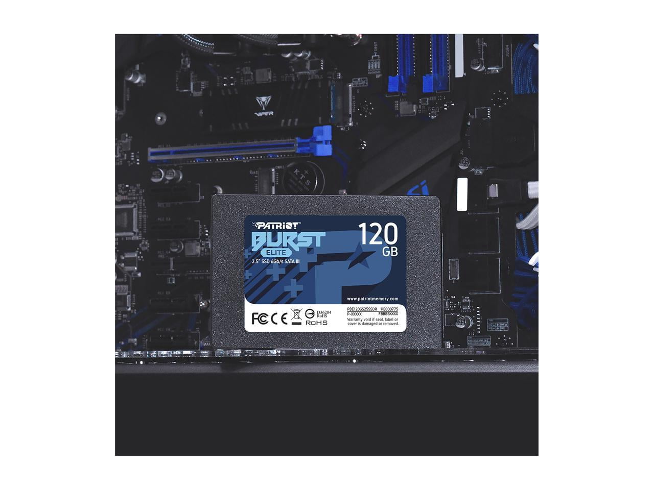 Patriot Burst Elite 120GB Internal SSD - SATA 3 2.5" - Solid State Drive - PBE120GS25SSDR