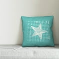 thumbnail image 2 of Creative Products Teal Abstract Starfish 18x18 Spun Poly Pillow, 2 of 2