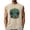 Beige_012, variant on Men's Halloween Themed Shirts Vintage Distressed Washed Ghost Printed Sleeveless Crew Neck Shirts 2026 New Trendy Pullover Sporty Outfits Army Green XXL