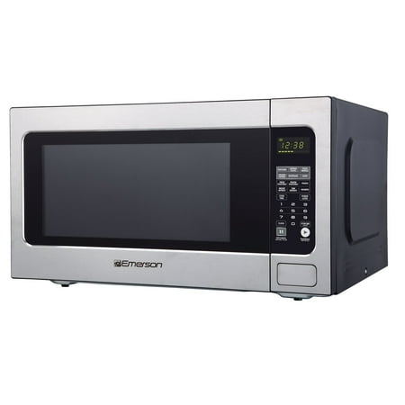 Emerson ER105003 2.2 cu. ft. 1200W, Sensor Cooking Touch Control, Counter Top Microwave Oven, Stainless