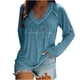 thumbnail image 2 of Pntutb Moda Mujer Causal Con Cuello En V Blusa Estampada Camiseta De Manga Larga Tops De Otoño Pntutb Pntutb-5218, 2 of 5