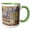 Green/White, variant on 3drose, Spain, Andalusia, Seville. Plaza De Espana Ornately Decorated., 11oz Mug
