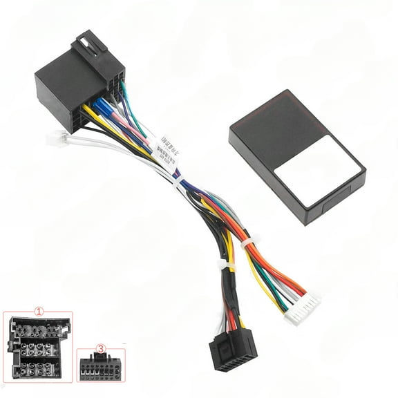 Applicable to 05-06 Cadillac CTS power harness Android large screen navigation 16Pin modified line protocol box