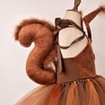 thumbnail image 3 of Squirrel Children's Dress Animal Dress Children's Day Performance Dress Role-playing - WEVALLEY, 3 of 5