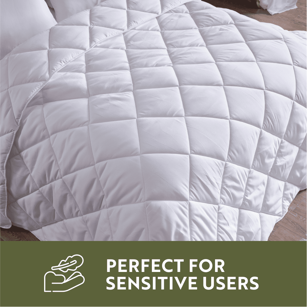 Home Essentials Down Alternative Fluffy White Comforter & Duvet, King