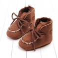 thumbnail image 4 of SYNPOS Newborn Baby Girls Cotton Soft Sole Winter Warm Snow Boots Infant Toddler Mid Calf Snow Boots 0-12 Months, 4 of 7