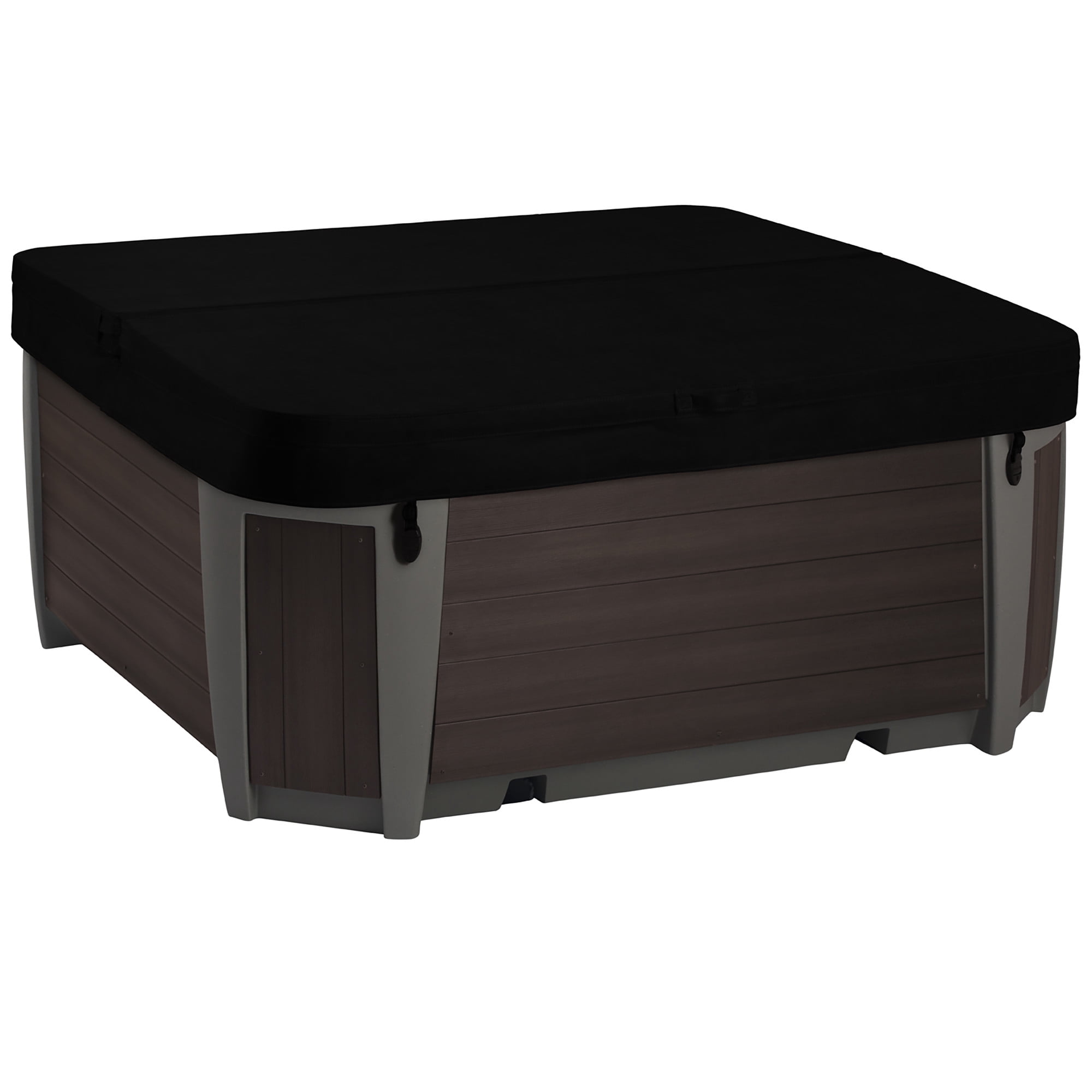 All New 2025 HydroLuxe MAUI LOUNGER Taupe/Brown Hot Tub - 5-person, 26 Jets, Convertible 110v/220v