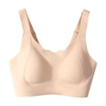 thumbnail image 2 of Xdegoge Seamless Bras for Women Plus Size Push Up Wireless Adjustable Straps Padded Bralette No Underwire Comfort Soft Full Coverage Bra, 2 of 6