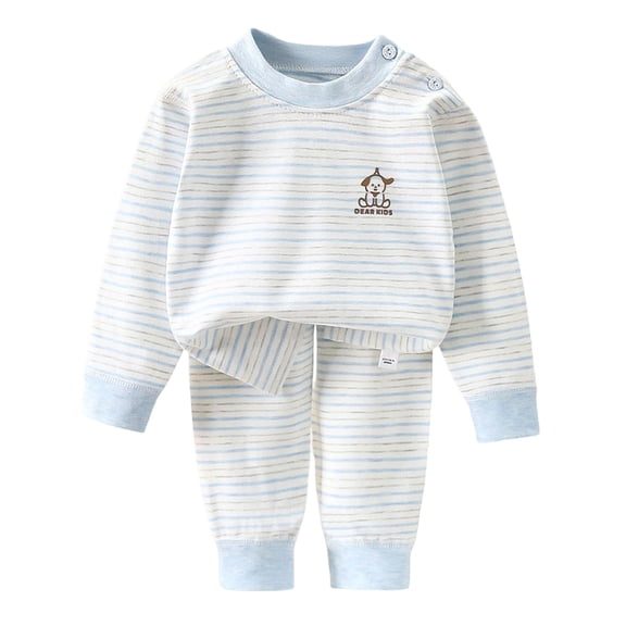 Duqingm Newborn Infant Fall Outfits 3 6 12 18 24 Months 2T 3T 4T 5T Toddler Boys Outfit Sets Long Sleeve Sweatshirt Elastic Pants Cute Kids Winter Outfits,110