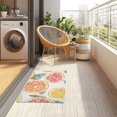 thumbnail image 4 of Yayeee Doormat for Indoor Entrance 32" x 20" Non Slippery Floor Rug, Candy Grapefruit Slices, 4 of 8