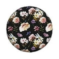 thumbnail image 4 of Spare Tire Cover, Carnations Flowers Daisy Wheel Cover Tire Covers For Trailers Car Truck Camper Universal Tire Covering Fits Diameter14"-17", 4 of 4