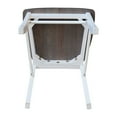thumbnail image 6 of X-Back Solid Wood Chair - Set of 2 Chairs in White/Heather Gray, 6 of 9