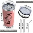 thumbnail image 2 of Valentine''s Day Gifts To My Wife Tumbler 20oz Couple Wedding Anniversary Romantic Gifts for Wife Insulated Tumbler with Lid and Straw (WIFE Nutrition Facts), 2 of 6