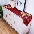 thumbnail image 4 of Sunflowers W13 X L108 Inch Table Runner 100% Burlap Linen Tabletop Collection for Everyday Dining, Special Occasions or Dinner Parties, Machine Washable You are My Sunshine Red, 4 of 7