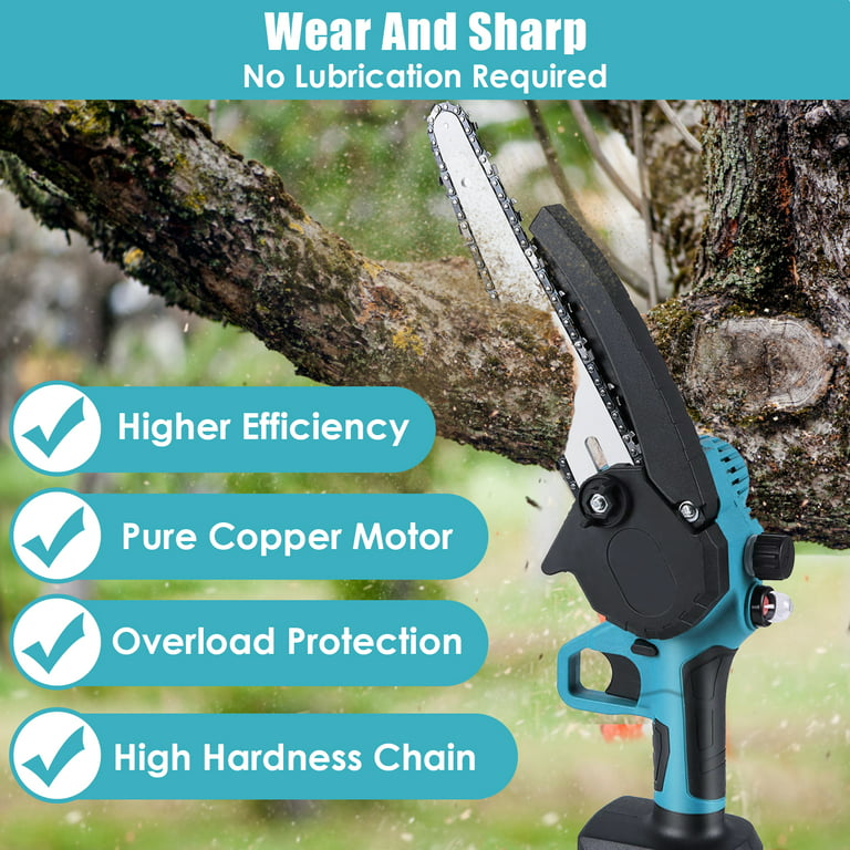 Portable One-Hand Electric Wood Cutter Cutting Tool Chain Saw Woodworking  Cutter