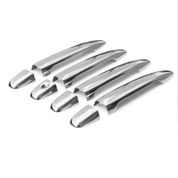 OMAC Car Door Handle Cover Protector for Toyota Camry Stainless Steel Chrome 8 Pcs