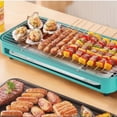 thumbnail image 3 of Electric Grill For Household Frying And Baking Smoke-free Barbecue Small Dining Table Barbecue Grill High-power Electric Baking Tray For Indoor Barbecue Intelligent Temperature Control Electric Grill, 3 of 8