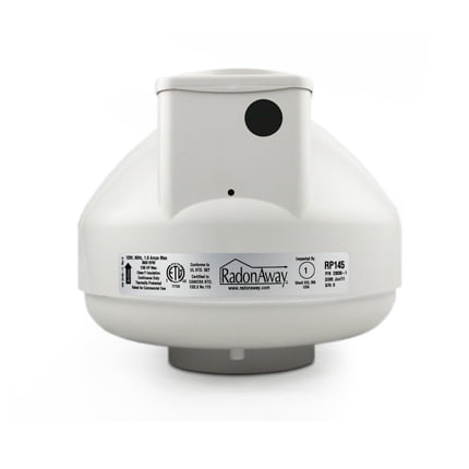 RadonAway RP145 Radon Mitigation Fan + 3x4 Install (Best Radon Mitigation System)