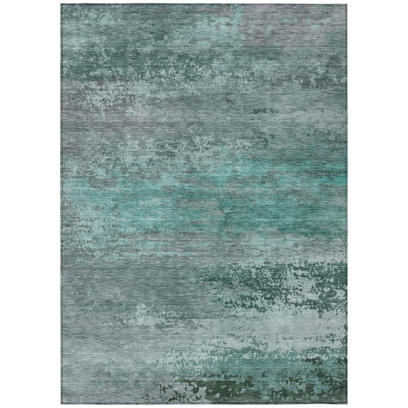 Dalyn Rugs Machine Washable Indoor/Outdoor Chantille ACN2071 Teal 2'6" x 3'10" Rug