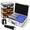 Silver, variant on Aluminum Alloy Trading Card Storage Case, Colorful, Holds 600+ Toploaders, 15.75 x 12.36 x 6.26 Inches