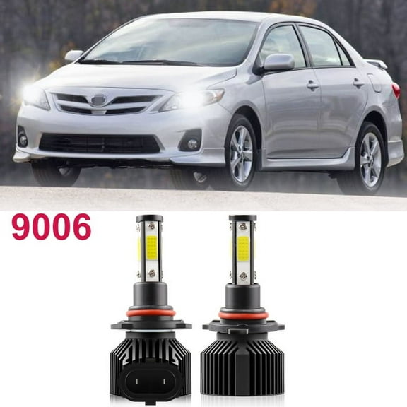 2x 9006 Low Beam For Honda Accord 1997-2002 LED Headlight Bulbs 6000K