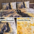 thumbnail image 3 of NTBED Queen Comforter Set Marble Printed Bedding Set Retro Style Watercolor Gray, 3 of 6