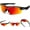 Black Red, variant on Polarized Sports Sunglasses for Men Women Youth Baseball Cycling Running Driving Fishing Tennis Golf Motor TAC UV400 TR90